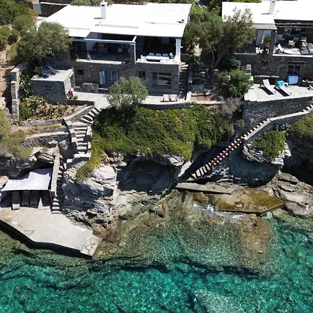 Ferienhaus Seafront With Private Dock On The Sea Koundouros